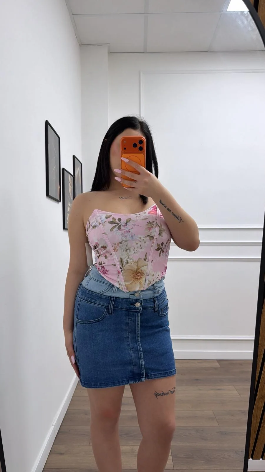 Top Corsetto Floreale
