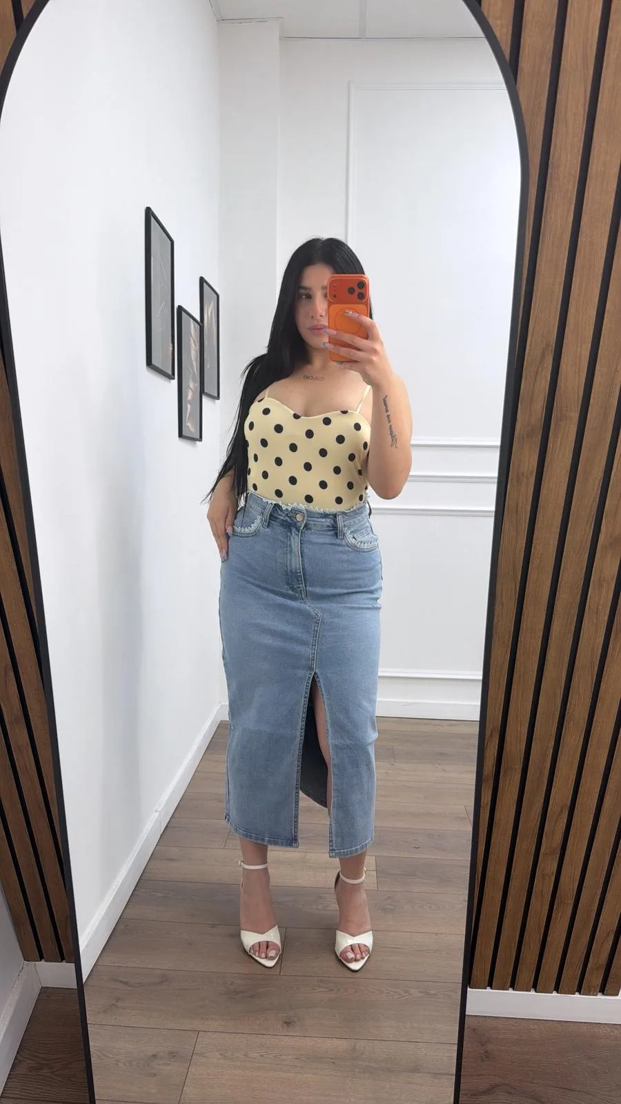 Gonna Denim Spacco