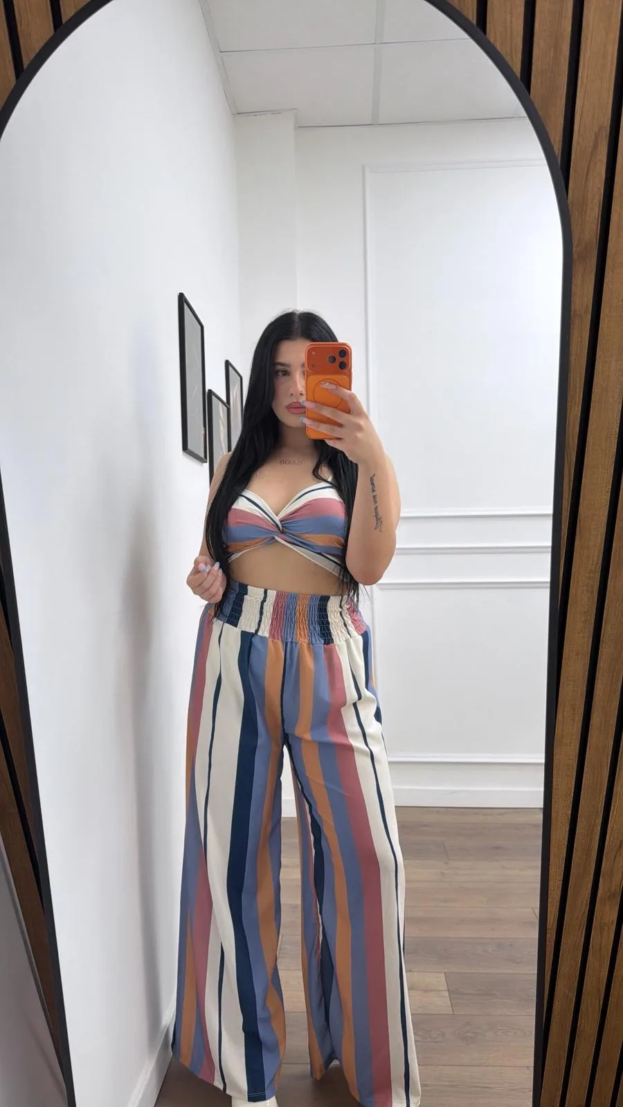 Striped Twist Set