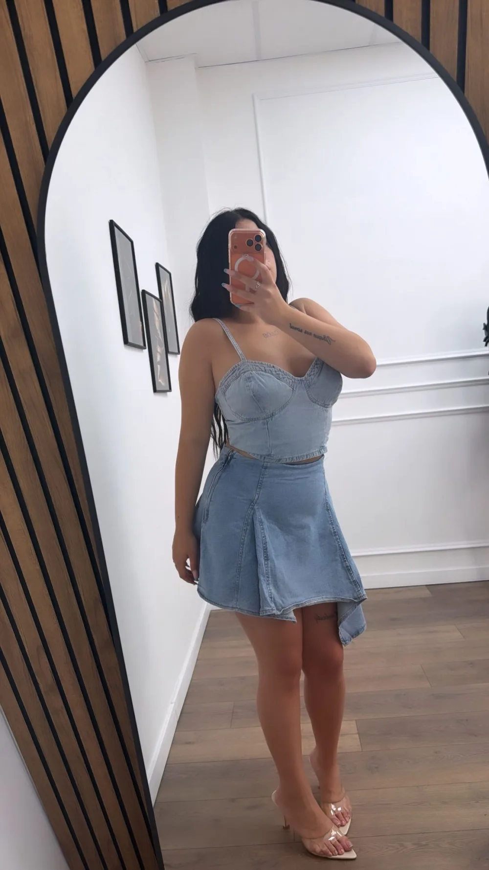 Asym Panel Skirt